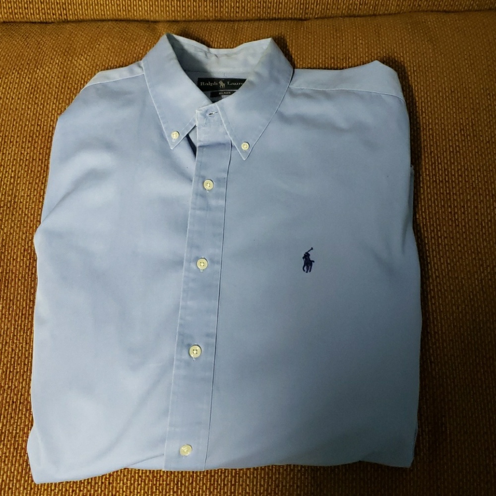 Blue Polo Ralph Lauren Blake fit button down shirt